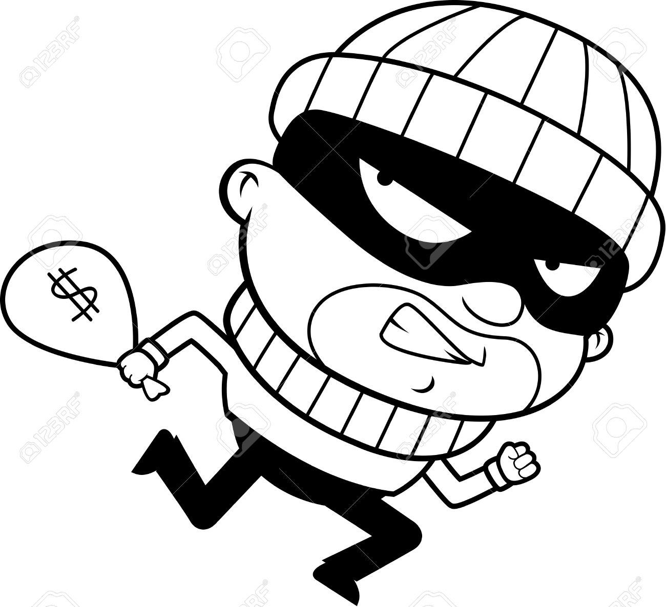 Burglar Running