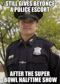 Still-Gives-Beyonce-A-Police-Escort-Funny-Cop-Meme-Picture
